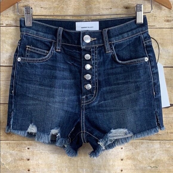 Current/Elliott The Ultra High Waist Short - Picture 1 of 8